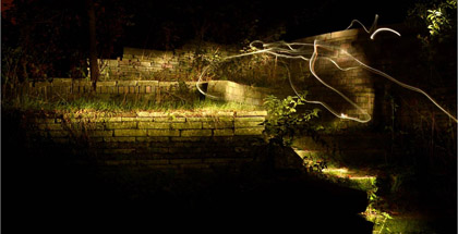 nachtfoto ecokathedraal nieuwsbrief