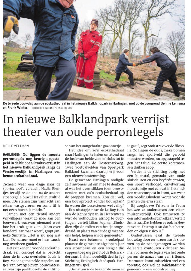 balklandpark leeuwarder courant